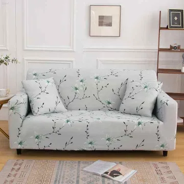 Simple Elegance flower print sofa cover 030